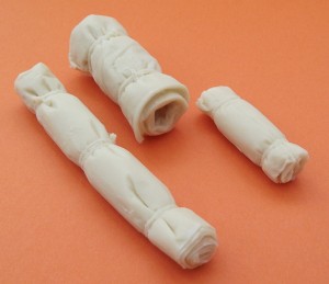 KFS 1/24 配件用 捲起的篷布組 3入 (TQ11